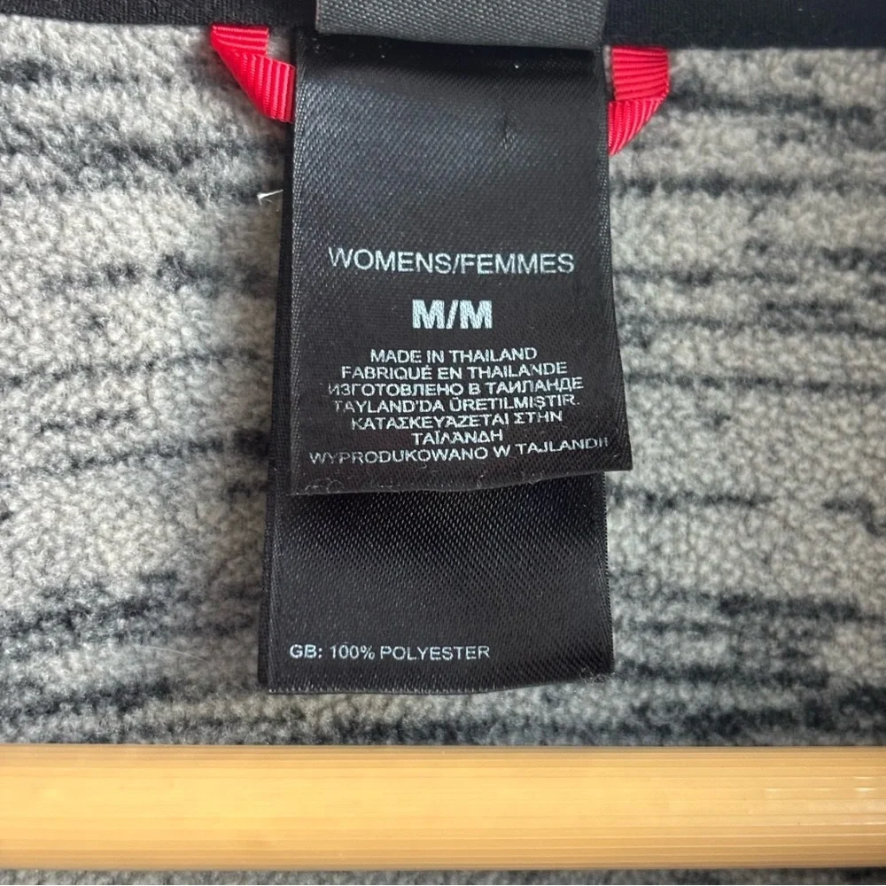 The North Face Polartec Gray Fleece Full Zip Long Sleeve Fall Jacket Size Medium - Picture 7 of 13